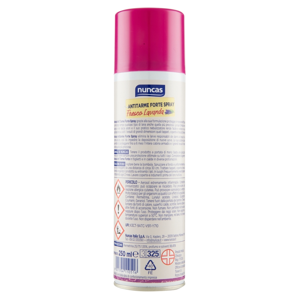 nuncas Antitarme Forte Spray Fresco Lavanda 250 ml